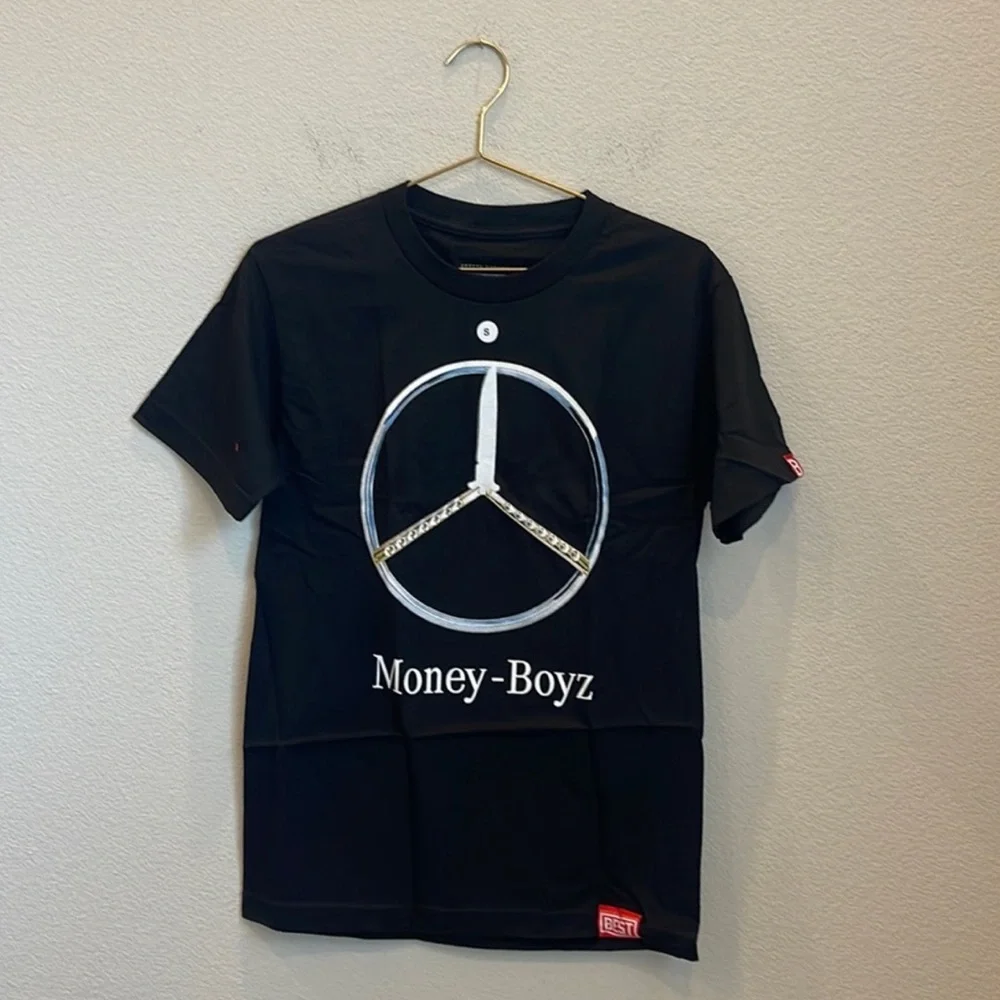 NEW BEST Breezy Excursion Money Boyz Crew Neck T-Shirt Size Small - Picture 1 of 6